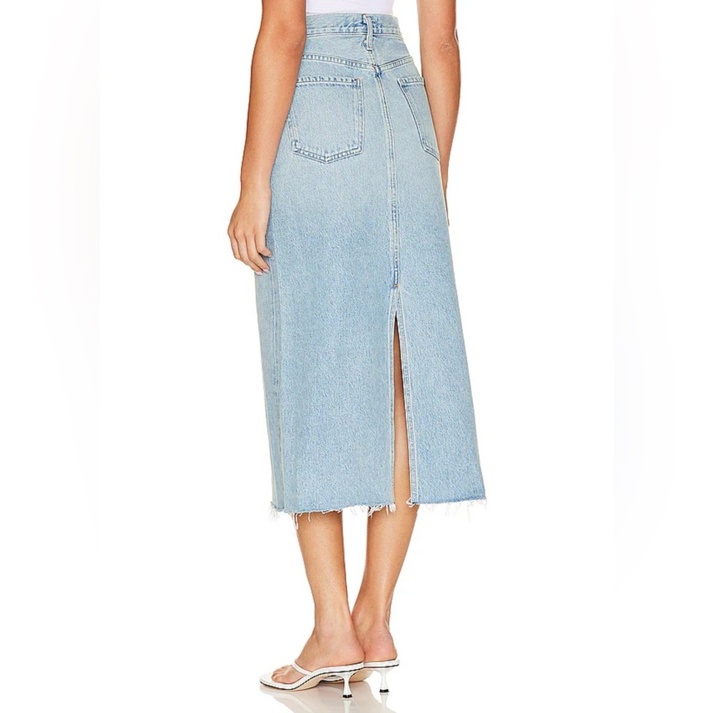 AGOLDE DELLA DENIM SKIRT SIZE 27 in PRACTICE - Picture 4 of 11